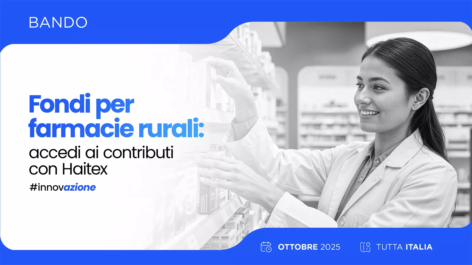Innovazione digitale per le farmacie rurali: come accedere ai contributi e come possiamo aiutarti